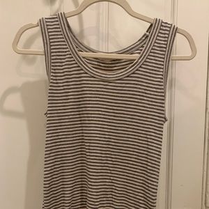 Grey and beige soft tank top